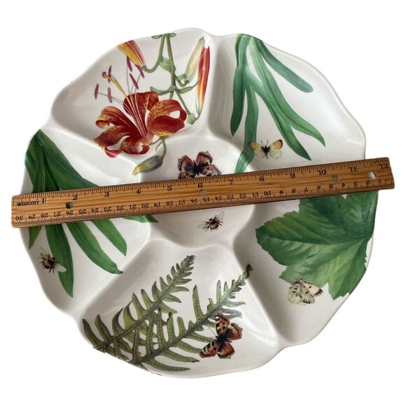 Spode Floral Haven Serving Tray – Limited Edition Flowers Bee Butterfly - Picture 3 of 4